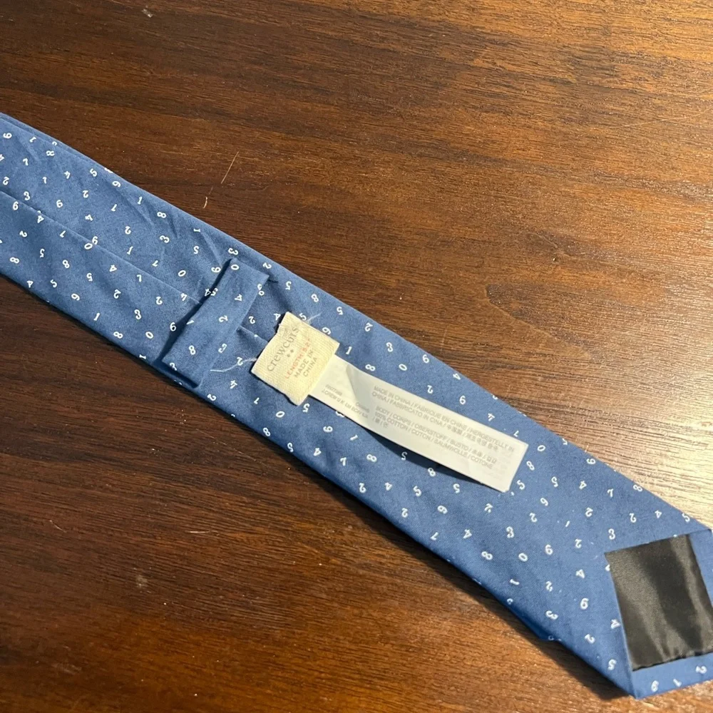 Crewcuts Navy pattern kids Tie